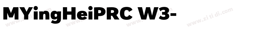 MYingHeiPRC W3字体转换